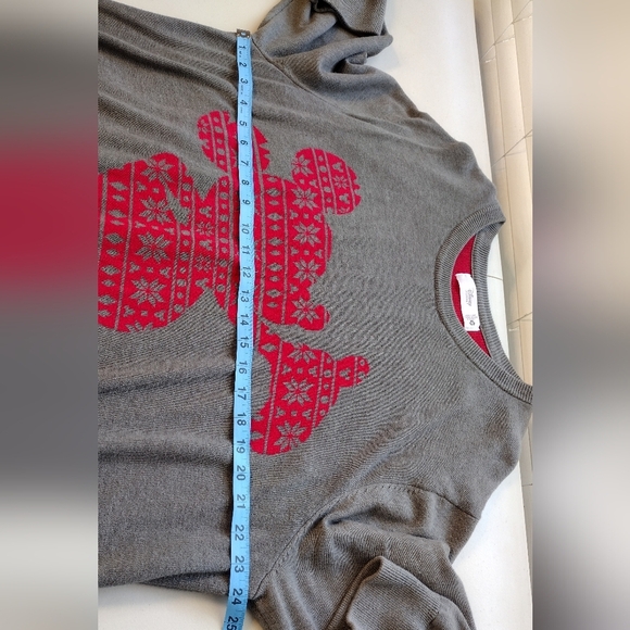 Disney Store Women's Sz 2X Mickey Mouse Pullover Scoopneck Sweater - Picture 9 of 13